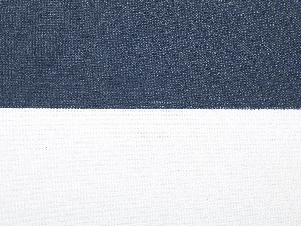 Shop Beliani 8 Kpl Setti Puutarhatuolin Pehmusteita Sini-Valkoraidallinen Sassari