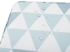 Hot Beliani 2 Kpl Tyynysetti Kolmiokuvio Vaaleansininen Fiji