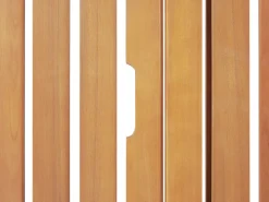 Ulkokalusteet<Beliani Akaasiapuinen Aurinkotuoli Sinisella Pehmusteella Java