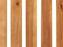 Ulkokalusteet<Beliani Aurinkotuoli Akaasia Vaalea Puu/Valkoinen Granari