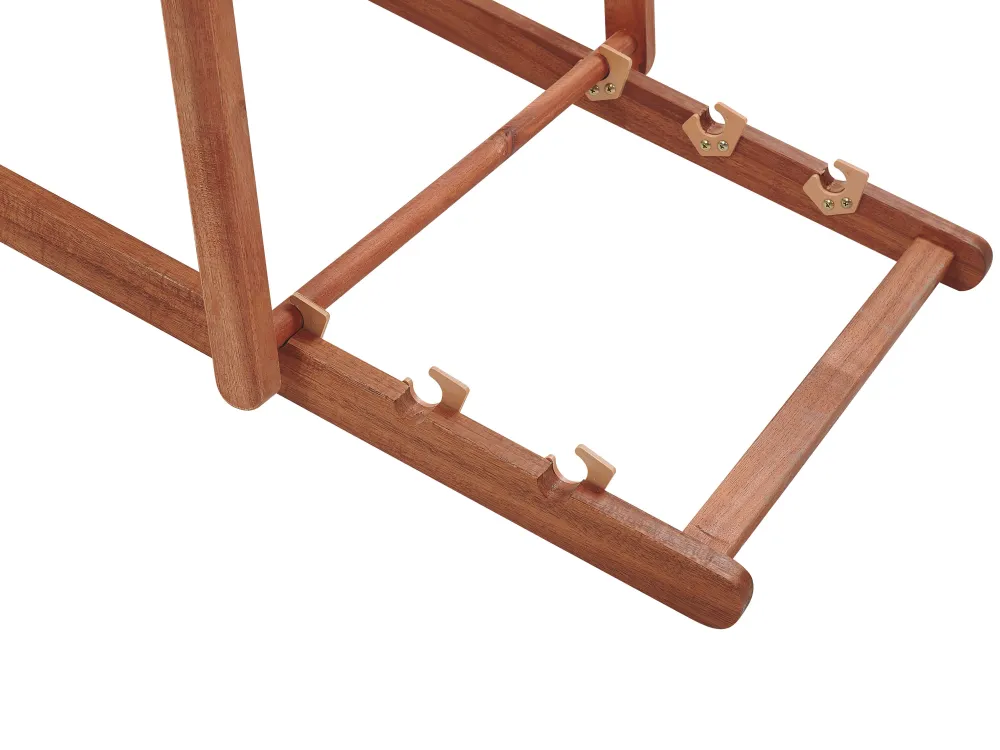 Fashion Beliani Aurinkotuoli Akaasia 2X Vaihtokankaat (Useita) Tumma Puu Avellino