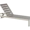 Fashion Beliani Aurinkotuoli Alumiini Harmaa Nardo