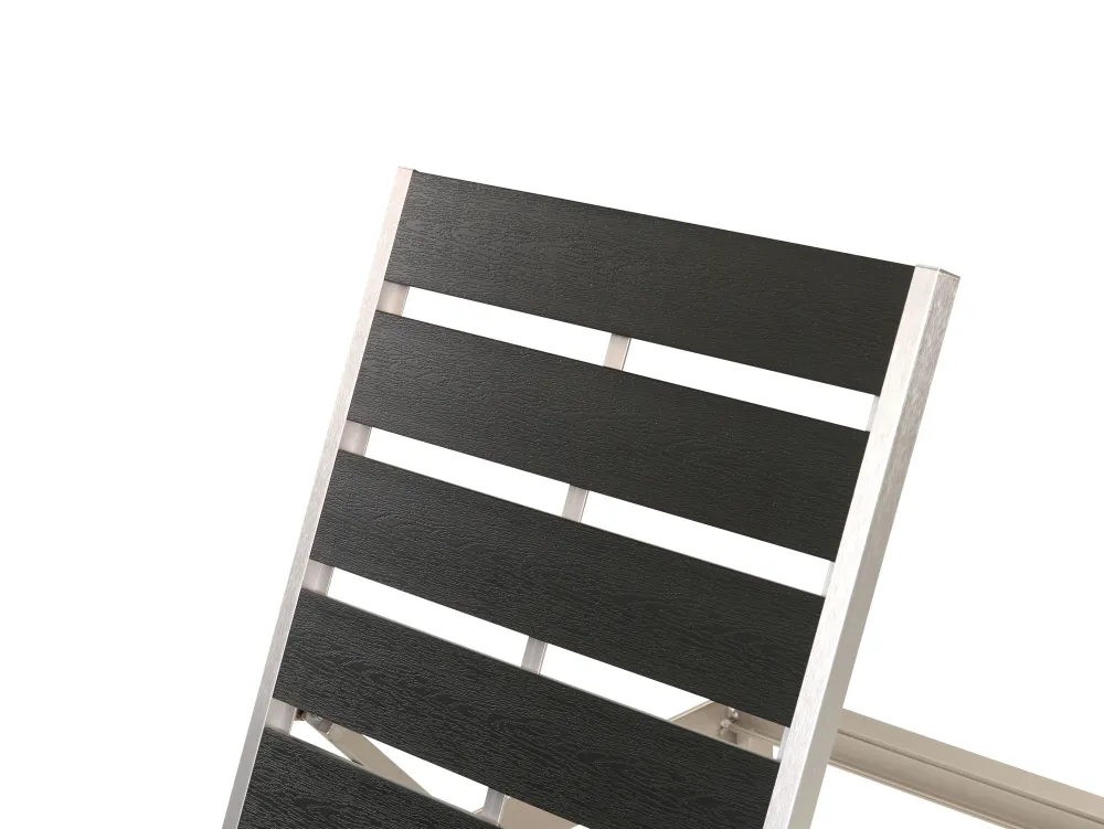 Best Beliani Aurinkotuoli Alumiini Musta Nardo