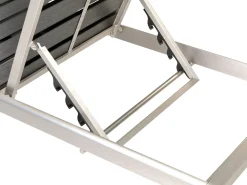 Best Beliani Aurinkotuoli Alumiini Musta Nardo