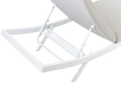 Ulkokalusteet<Beliani Aurinkotuoli Alumiini Vaaleanharmaa Amelia