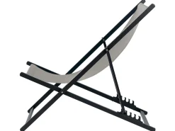 Ulkokalusteet<Beliani Aurinkotuoli Harmaa/Musta Locri Ii