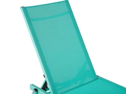 Ulkokalusteet<Beliani Aurinkotuoli Metallinen Mintunvihrea Portofino