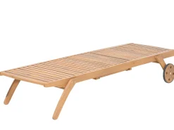 New Beliani Aurinkotuoli Pehmusteilla Keltavalkoinen Cesana