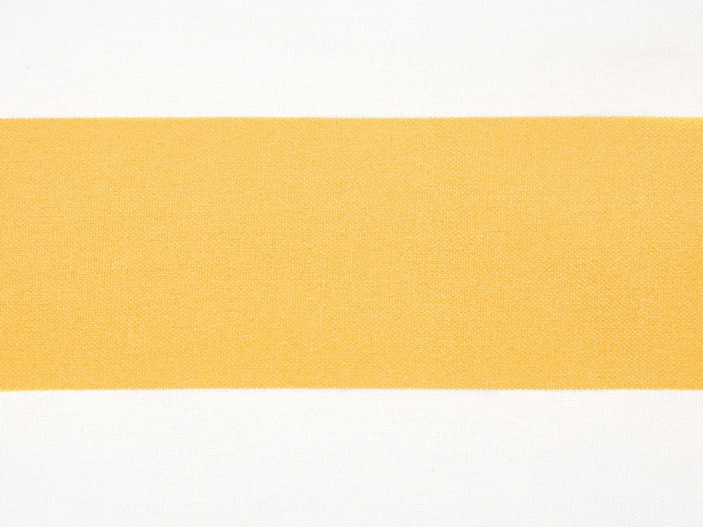 New Beliani Aurinkotuoli Pehmusteilla Keltavalkoinen Cesana