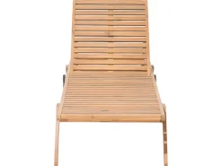 Ulkokalusteet<Beliani Aurinkotuoli Pehmusteilla Beige Cesana