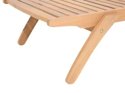 Ulkokalusteet<Beliani Aurinkotuoli Pehmusteilla Beige Cesana