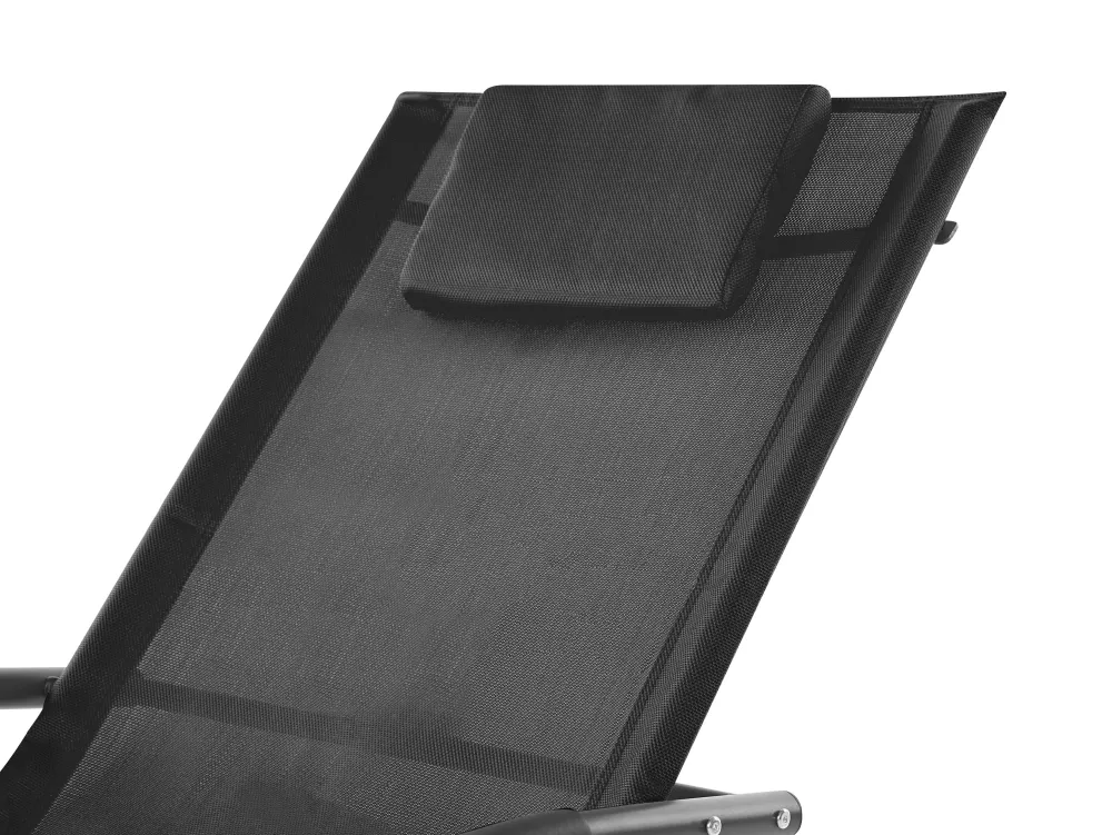 Flash Sale Beliani Aurinkotuoli Teras Keinuva Musta Carano Ii