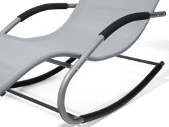 Ulkokalusteet<Beliani Aurinkotuoli Teras Keinuva Harmaa Carano