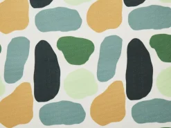 Ulkokalusteet<Beliani Aurinkotuoli Tumma Akaasia Vaihtokankaat Luonnonvalkoinen/Monivarinen Taplat 2 Kpl Anzio