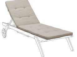 Tekstiilit<Beliani Aurinkotuolin Tyynyt Beige Cesana