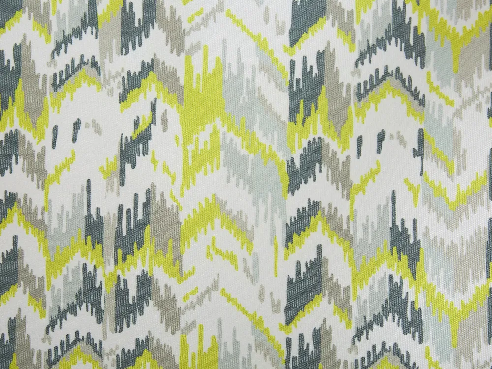 Cheap Beliani Aurinkotuolin Vaihtokangas Siksak Keltainen/Harmaa 2 Kpl Anzio/Avellino