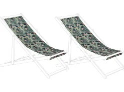 Best Beliani Aurinkotuolin Vaihtokangas Pelikaani Monivarinen 2 Kpl Anzio/Avellino