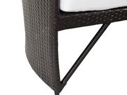 Clearance Beliani Aurinkovuode Polyrottinki Poyta Tummanruskea Sylt Lux