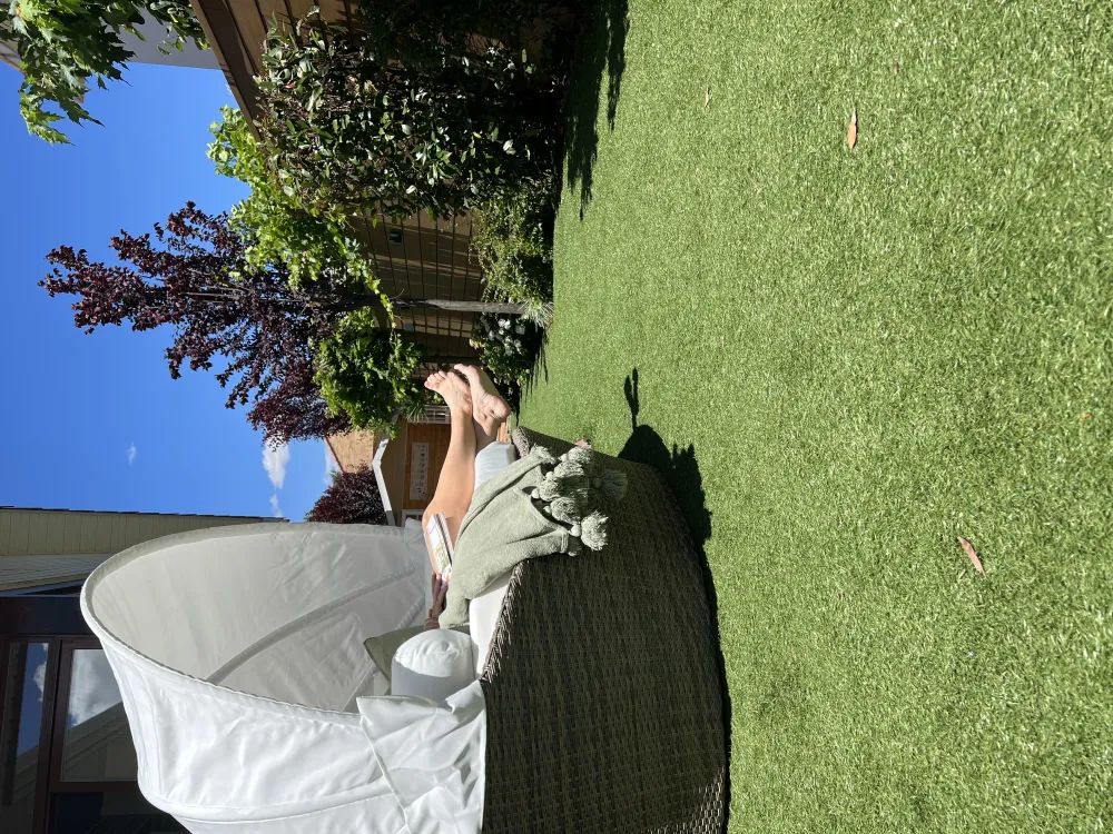 Ulkokalusteet<Beliani Aurinkovuode Polyrottinki Vaaleanruskea Sylt