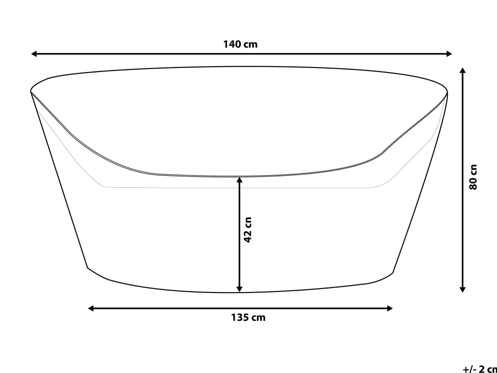 Cheap Beliani Aurinkovuoteiden Suojapeite 140 X 135 X 80 Cm Chuva