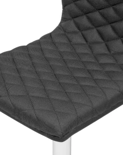 Flash Sale Beliani Baarijakkara Kangas Musta 2 Kpl Orlando