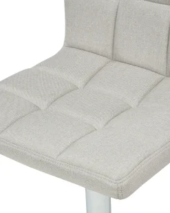 Tuolit<Beliani Baarijakkara Kangas Vaalea Beige 2 Kpl Marion