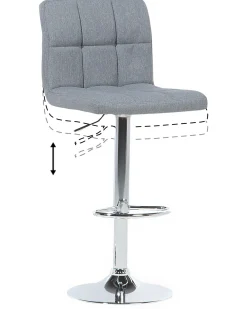 Clearance Beliani Baarijakkara Kangas Vaaleanharmaa 2 Kpl Marion