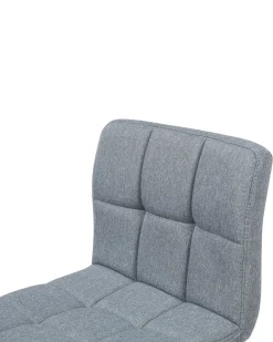 Clearance Beliani Baarijakkara Kangas Vaaleanharmaa 2 Kpl Marion