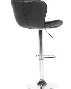 Tuolit<Beliani Baarijakkara Keinonahka Musta 2 Kpl Valetta