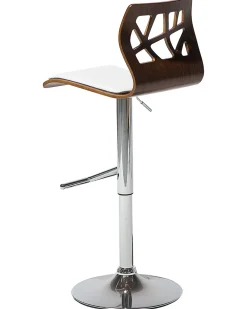 Online Beliani Baarijakkara Keinonahka Tumma Puu/Valkoinen Petersburg