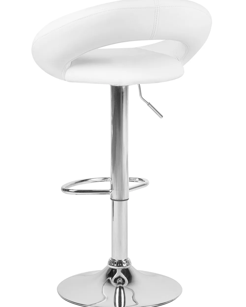 Sale Beliani Baarijakkara Keinonahka Valkoinen 2 Kpl Peoria