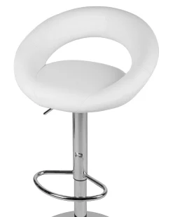 Sale Beliani Baarijakkara Keinonahka Valkoinen 2 Kpl Peoria