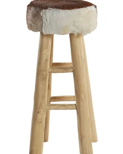 Outlet Beliani Baarijakkara Lampaannahka Vaalea Puu Walton