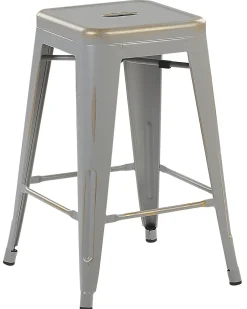 New Beliani Baarijakkara Teras Hopea/Kulta 60 Cm 2 Kpl Cabrillo