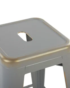 New Beliani Baarijakkara Teras Hopea/Kulta 60 Cm 2 Kpl Cabrillo