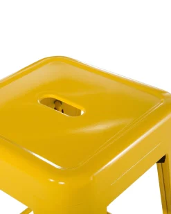 Sale Beliani Baarijakkara Teras Keltainen 76 Cm 2 Kpl Cabrillo