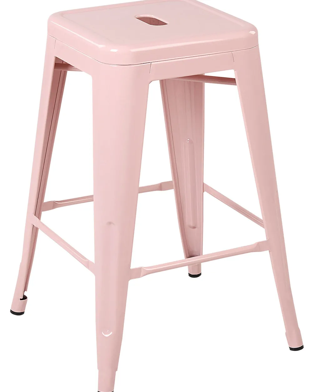 Tuolit<Beliani Baarijakkara Teras Vaaleanpunainen 60 Cm 2 Kpl Cabrillo