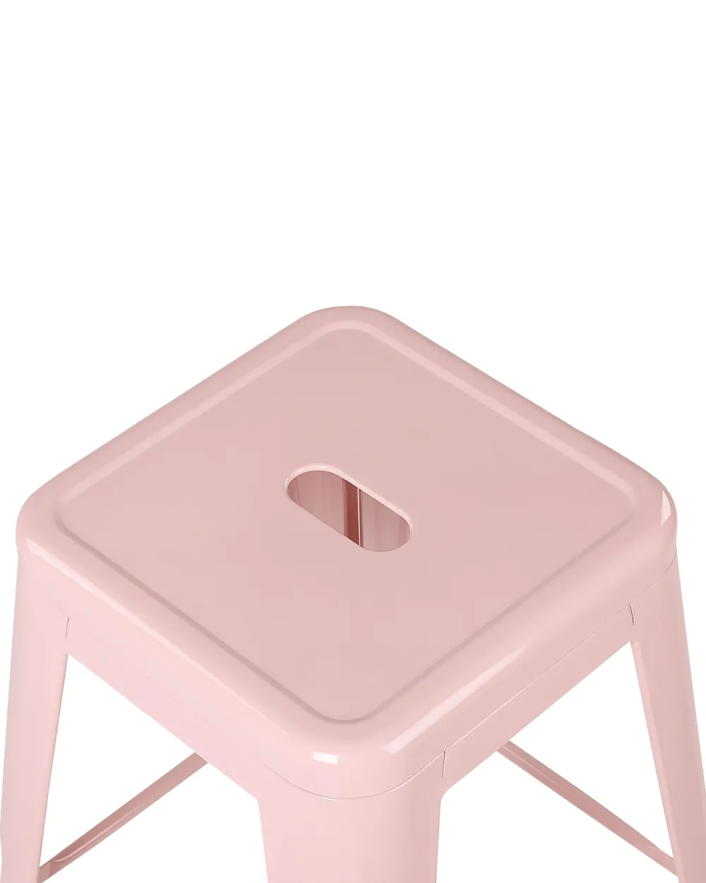 Tuolit<Beliani Baarijakkara Teras Vaaleanpunainen 60 Cm 2 Kpl Cabrillo