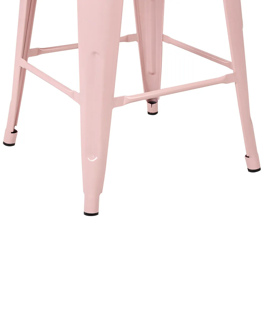 Tuolit<Beliani Baarijakkara Teras Vaaleanpunainen 60 Cm 2 Kpl Cabrillo