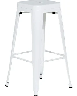 Tuolit<Beliani Baarijakkara Teras Valkoinen 76 Cm 2 Kpl Cabrillo