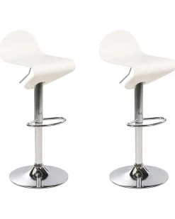 Cheap Beliani Baarijakkara Valkoinen 2 Kpl Liverpool