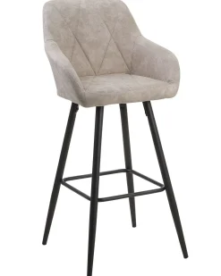 Tuolit<Beliani Baarituoli Kangas Beige 2 Kpl Darien