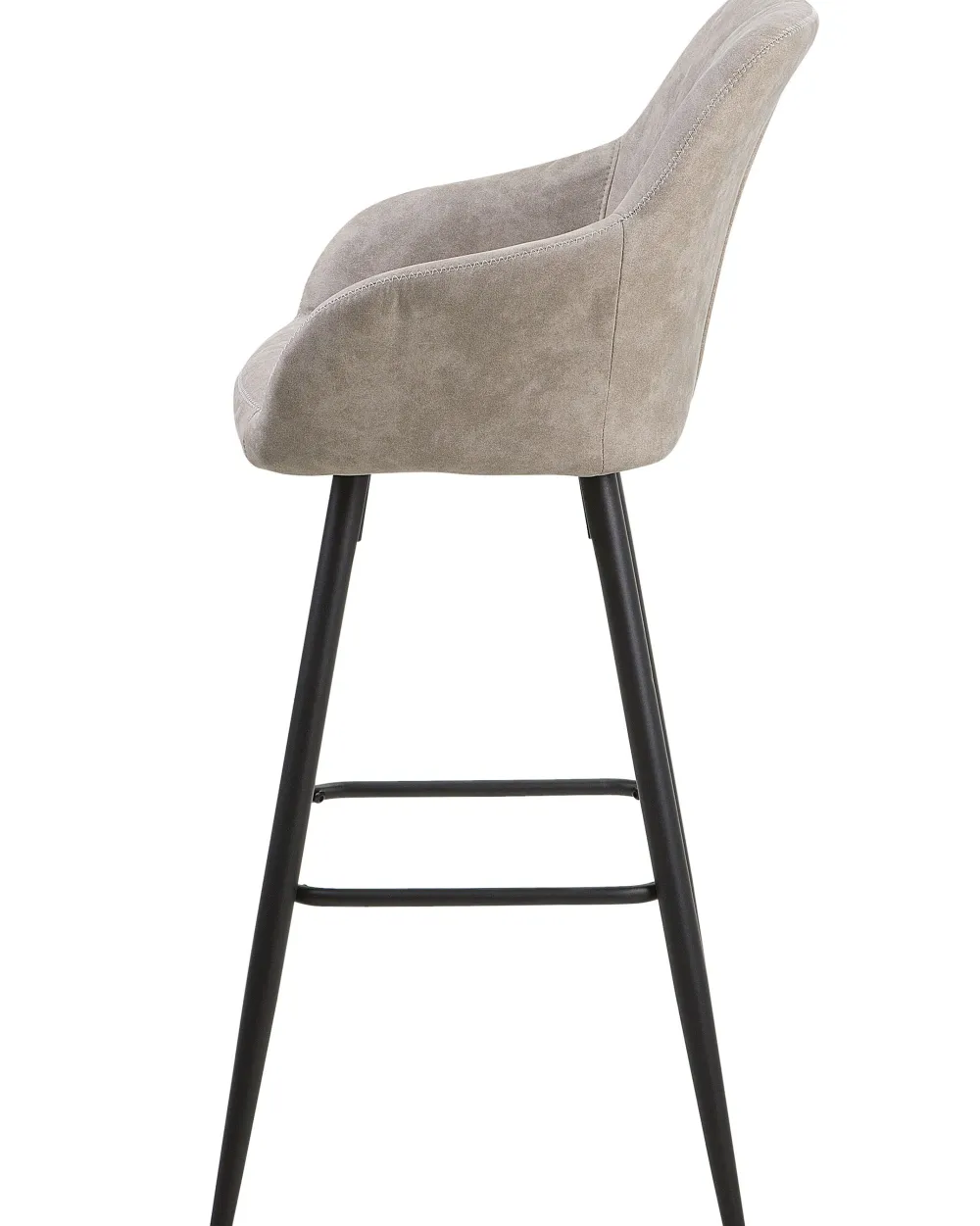 Tuolit<Beliani Baarituoli Kangas Beige 2 Kpl Darien