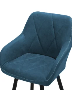 Best Beliani Baarituoli Kangas Merensininen 2 Kpl Darien