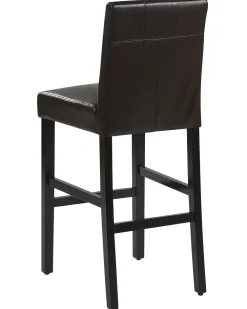 Cheap Beliani Baarituoli Keinonahka Ruskea Madison