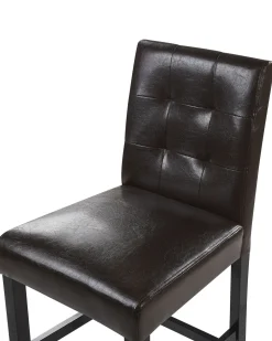 Cheap Beliani Baarituoli Keinonahka Ruskea Madison