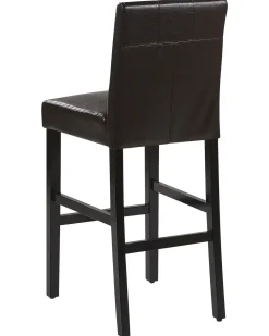 Tuolit<Beliani Baarituoli Keinonahka Ruskea 2 Kpl Madison