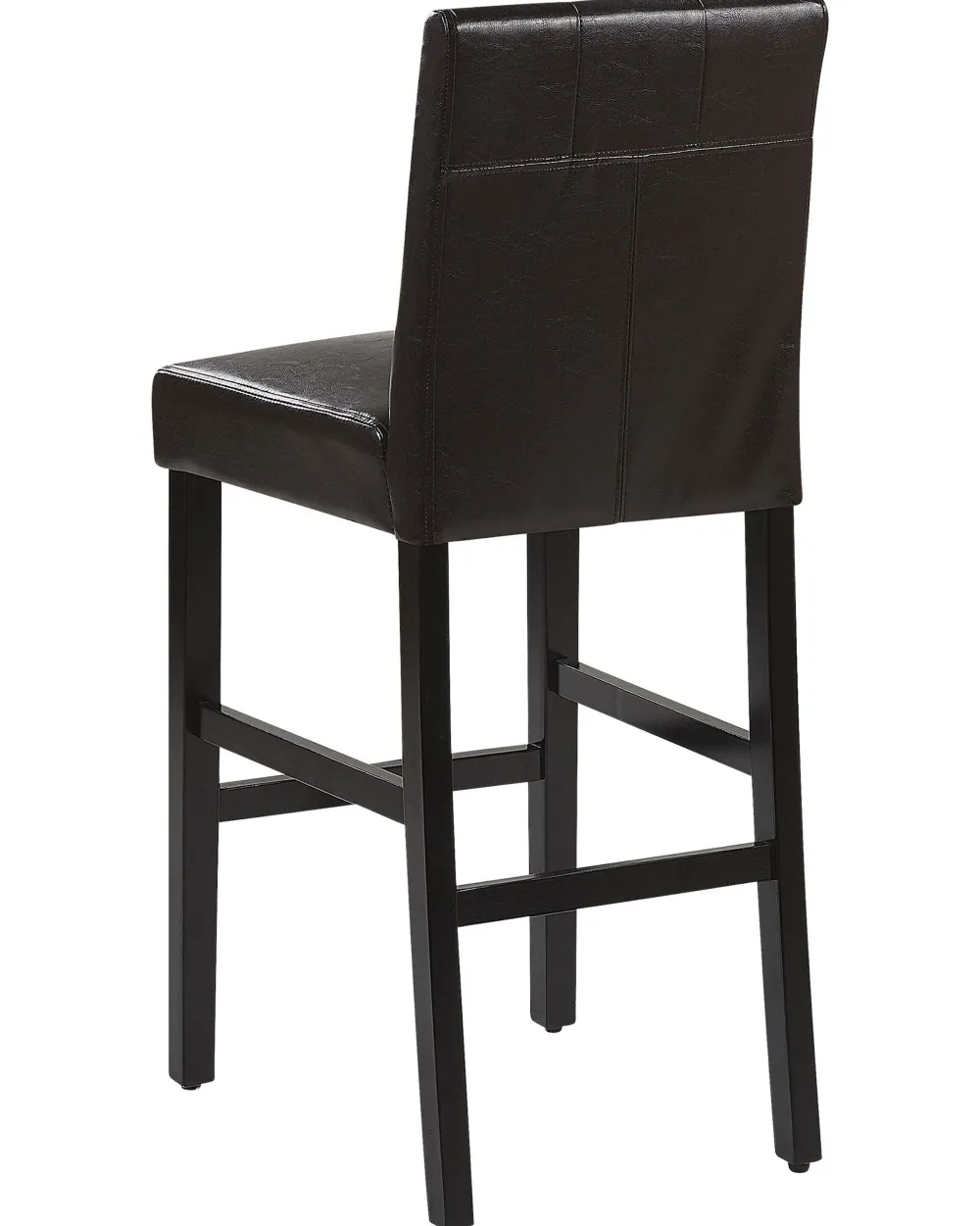 Tuolit<Beliani Baarituoli Keinonahka Ruskea 2 Kpl Madison