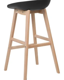 Store Beliani Baarituoli Muovi Musta 2 Kpl Micco