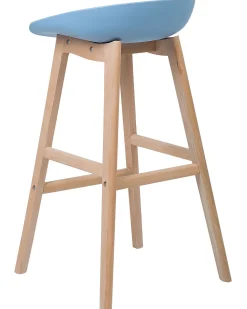 Tuolit<Beliani Baarituoli Muovi Vaaleansininen 2 Kpl Micco